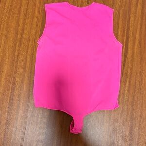 SKIMS Hot Pink Sleeveless Bodysuit